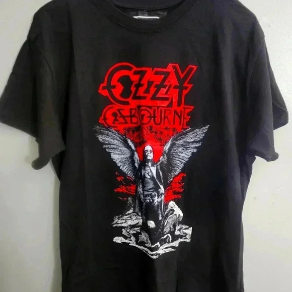 Global Desi Other - Ozzy Ozbourn black large tshit